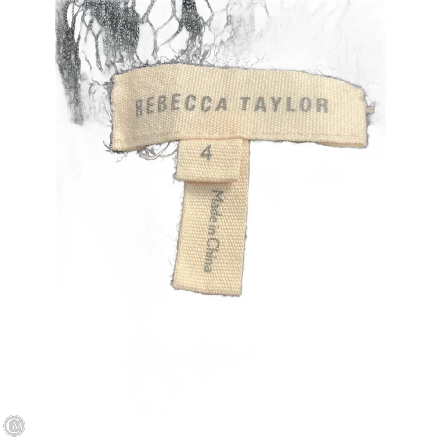 Top Short Sleeve By Rebecca Taylor In Navy, Size: 4