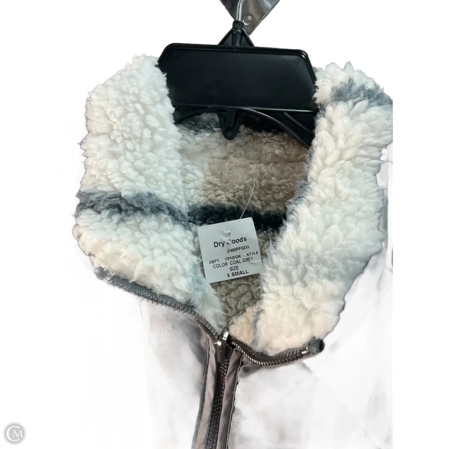 Vest Faux Fur & Sherpa By Thread And Supply In White, Size: S