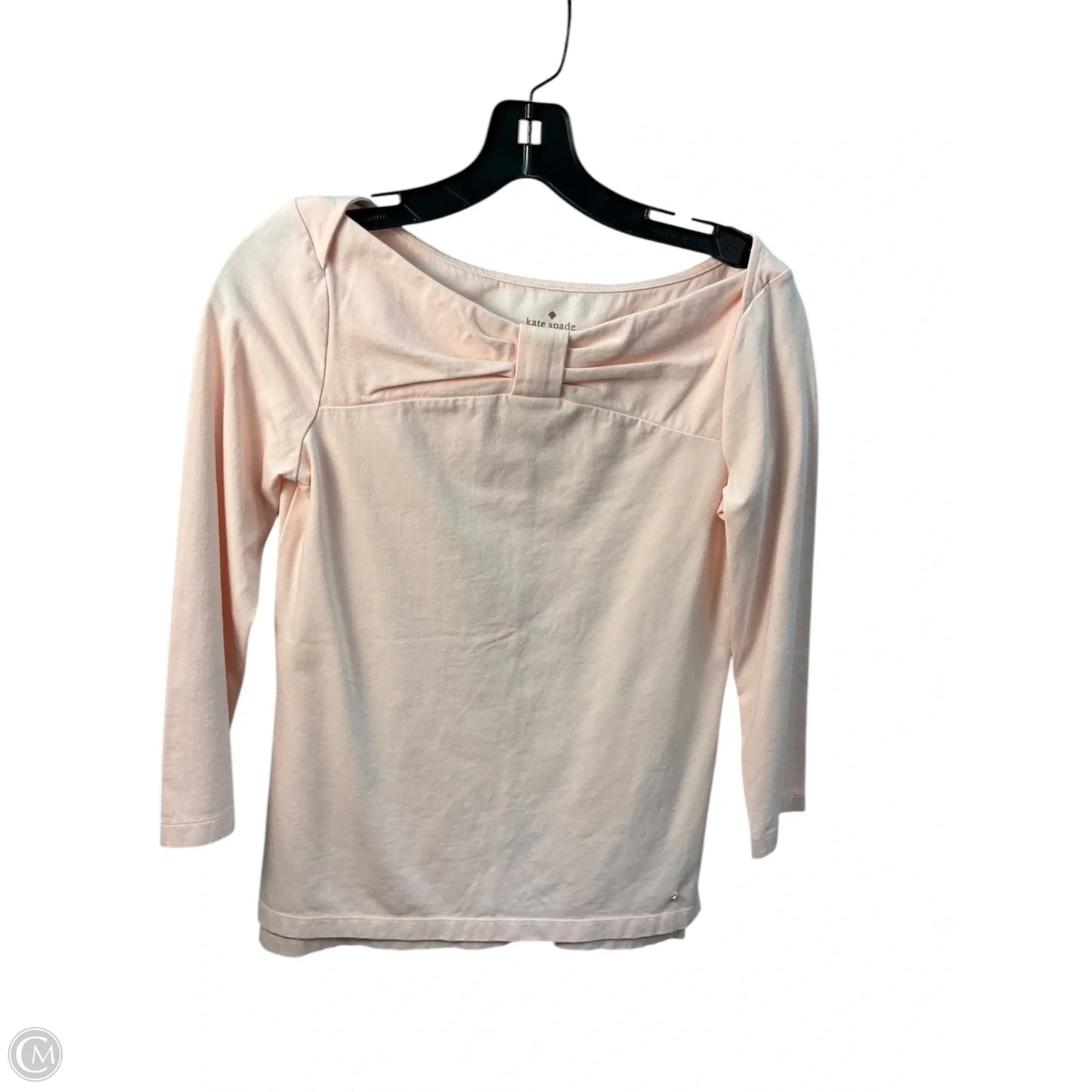 Top Long Sleeve Designer By Kate Spade In Pink, Size: S