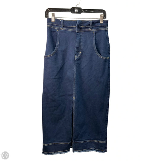 Skirt Maxi By Pilcro In Blue Denim, Size: 4