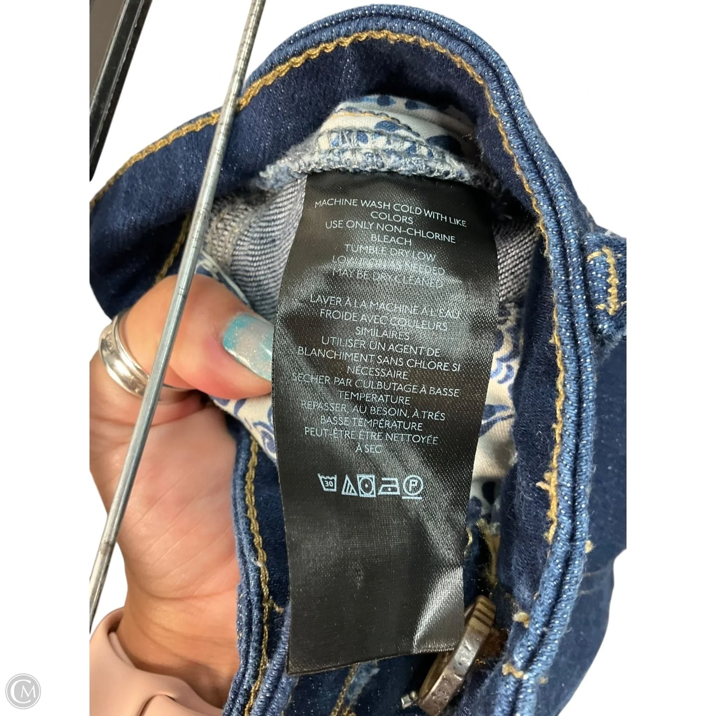 Skirt Maxi By Pilcro In Blue Denim, Size: 4