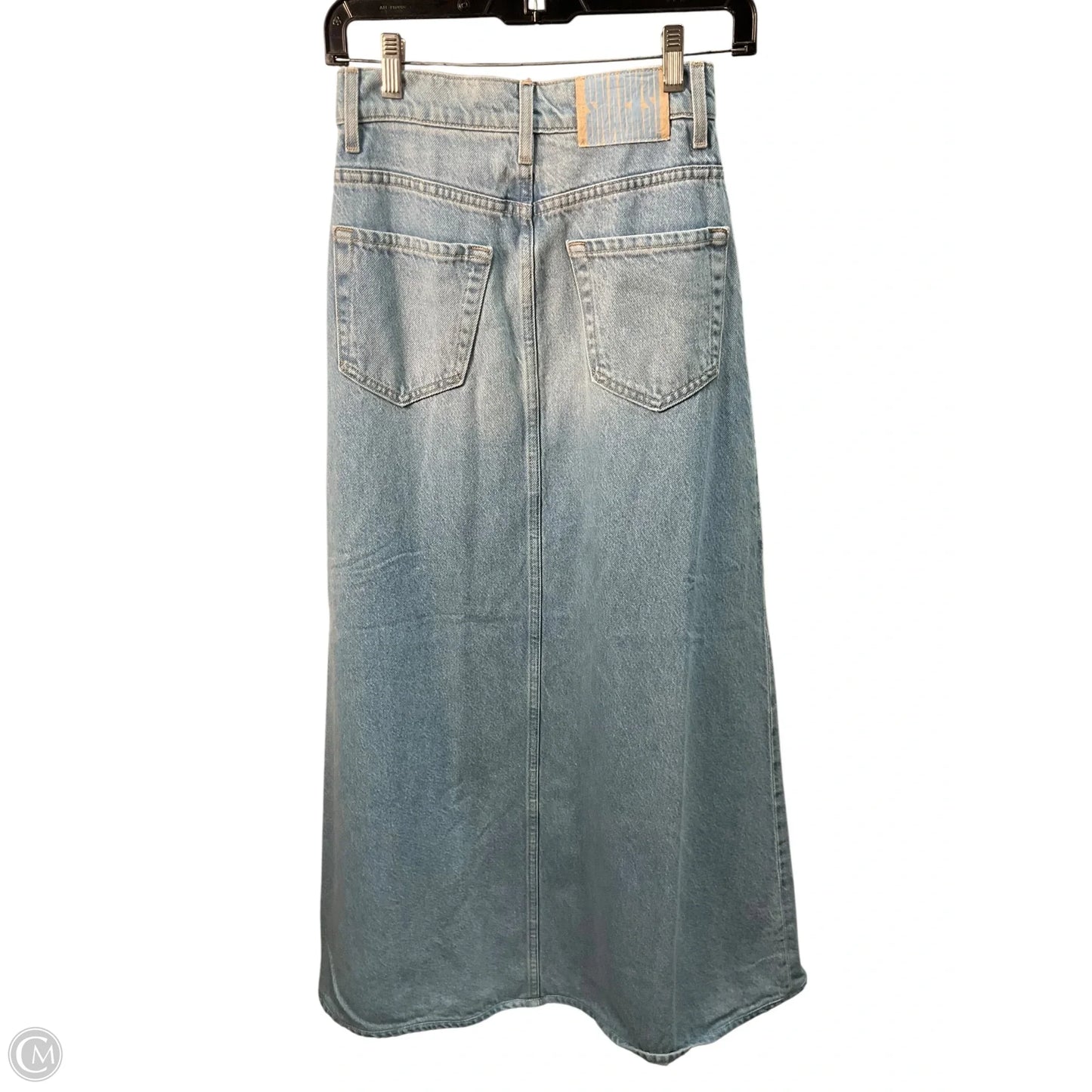 Skirt Maxi By Anthropologie In Blue Denim, Size: 2