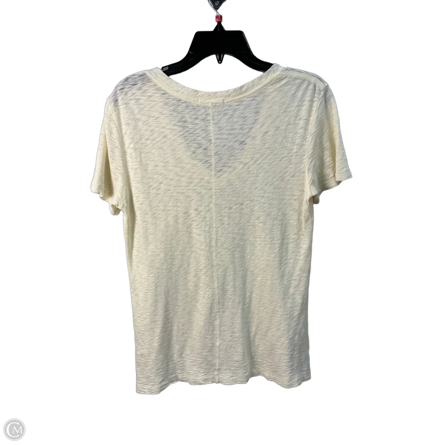 Top Short Sleeve By Rag And Bone In Yellow, Size: M