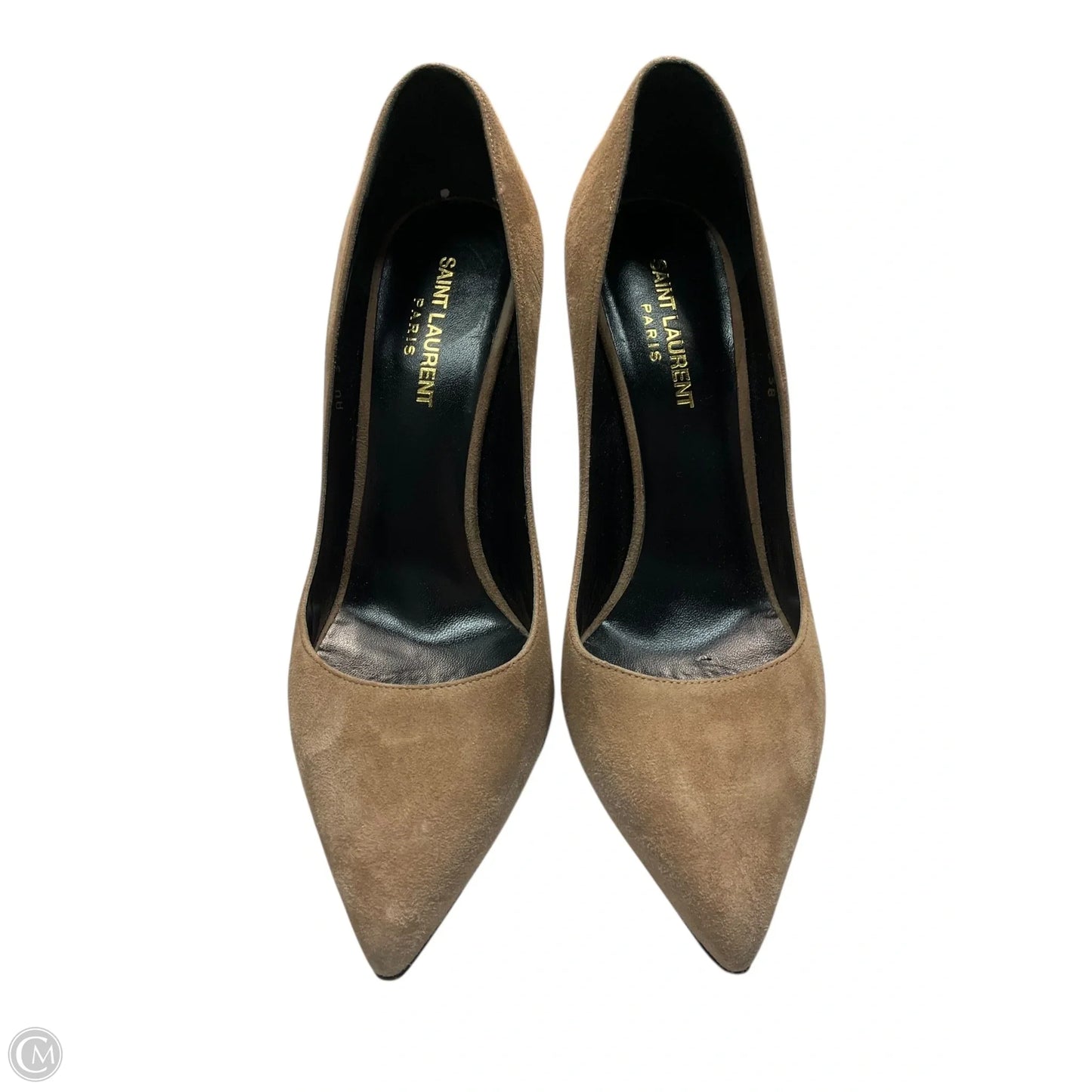 Shoes Luxury Designer By Yves Saint Laurent In Brown, Size: 8