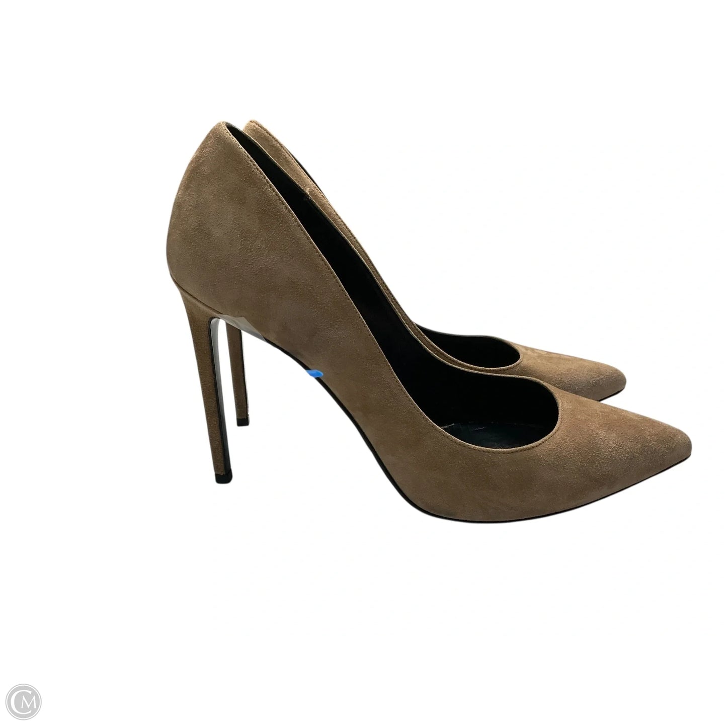 Shoes Luxury Designer By Yves Saint Laurent In Brown, Size: 8