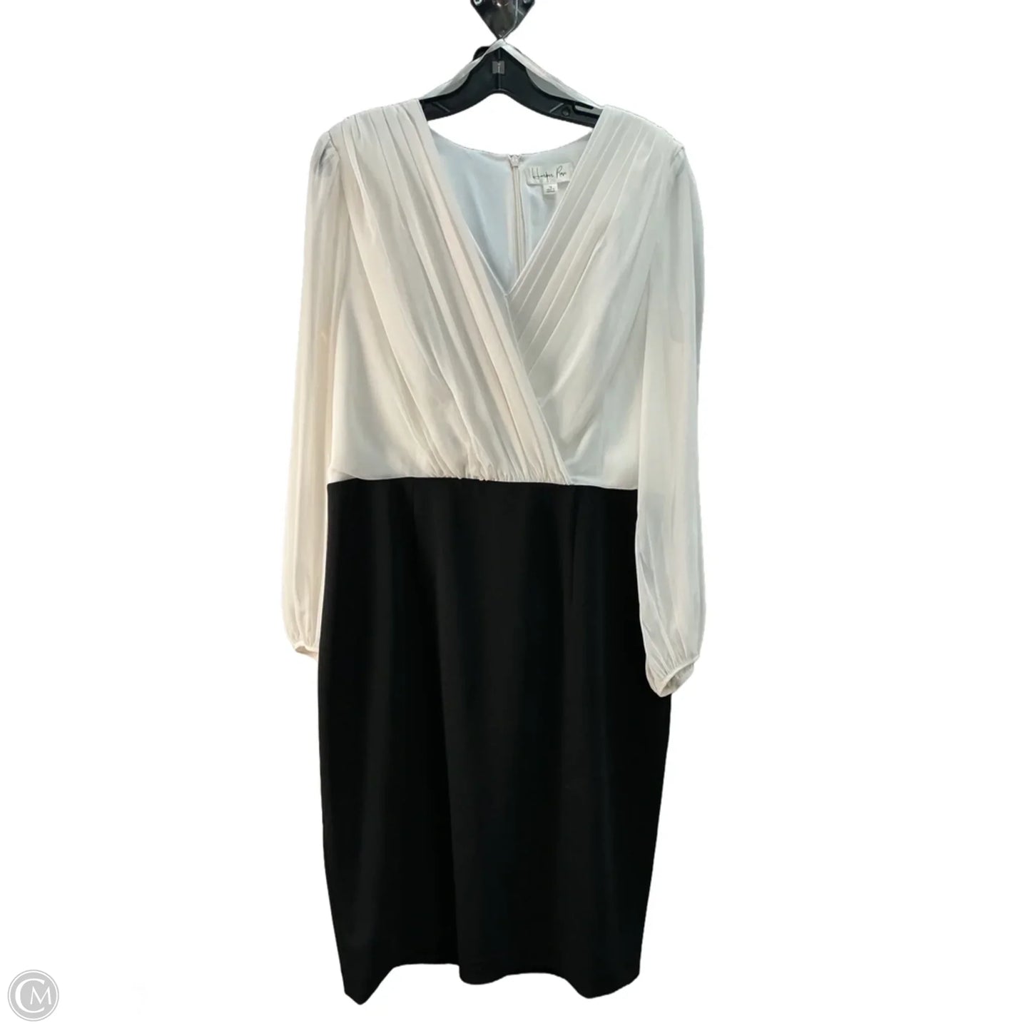 Dress Party Midi By Nordstrom In Black & White, Size: 16