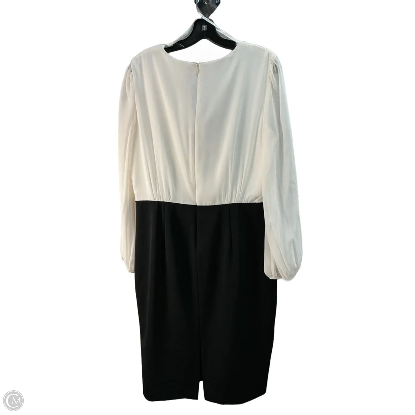 Dress Party Midi By Nordstrom In Black & White, Size: 16