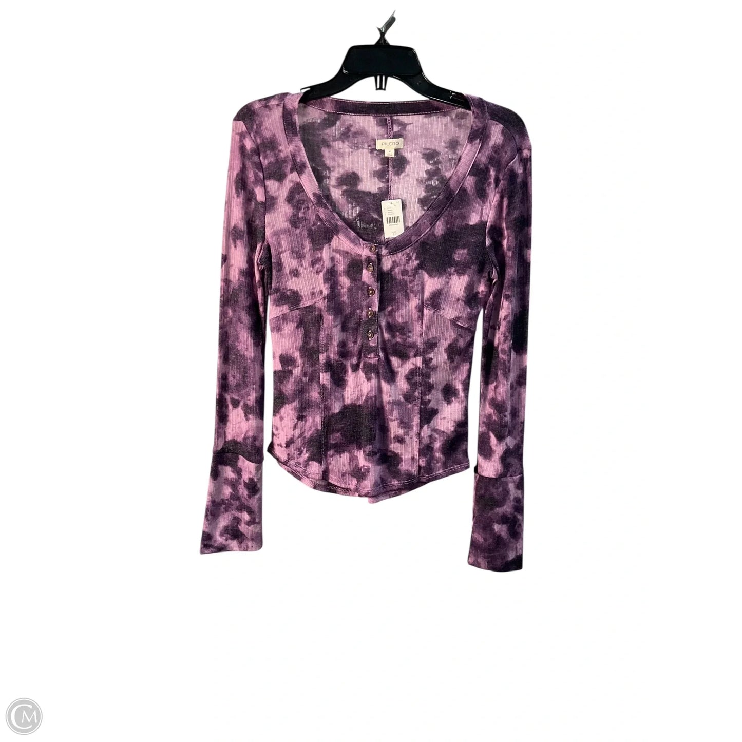 Top Long Sleeve By Pilcro In Purple, Size: M