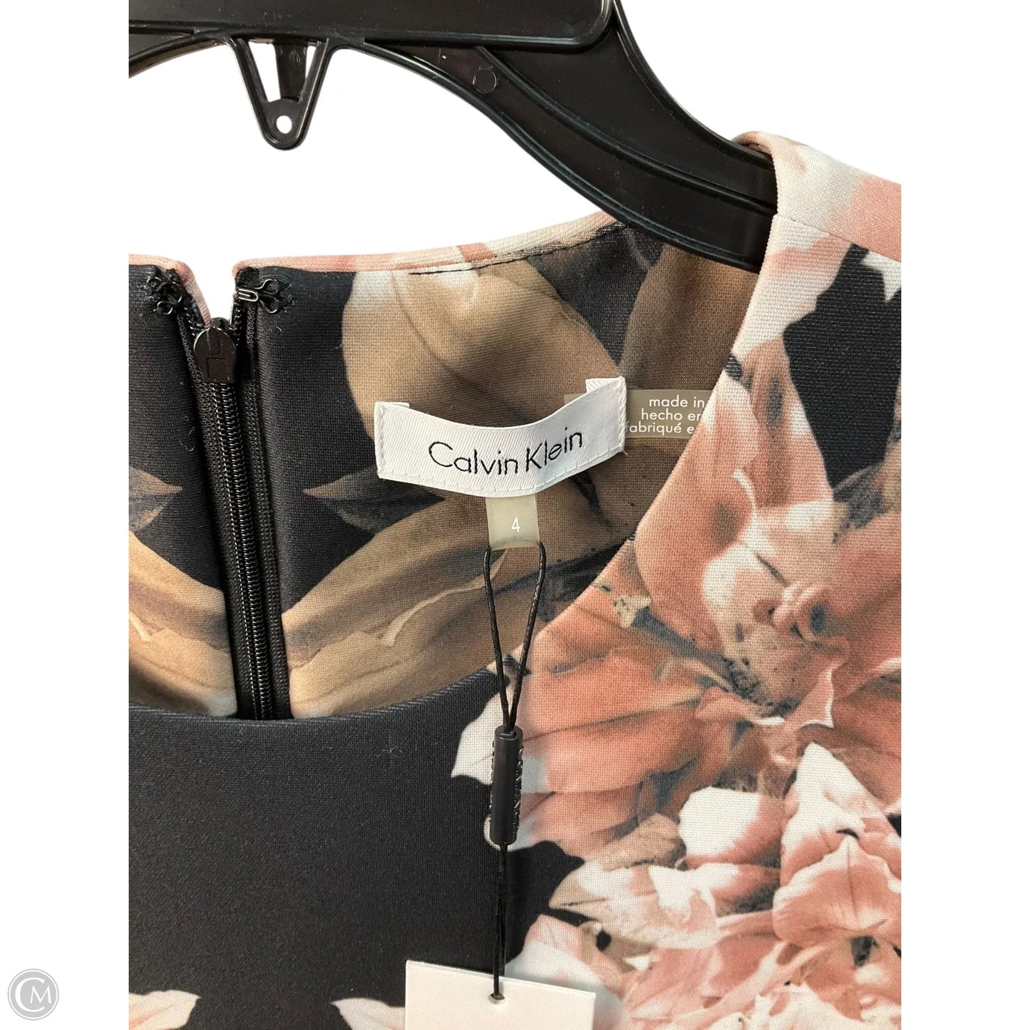 Dress Party Midi By Calvin Klein In Pink, Size: 4