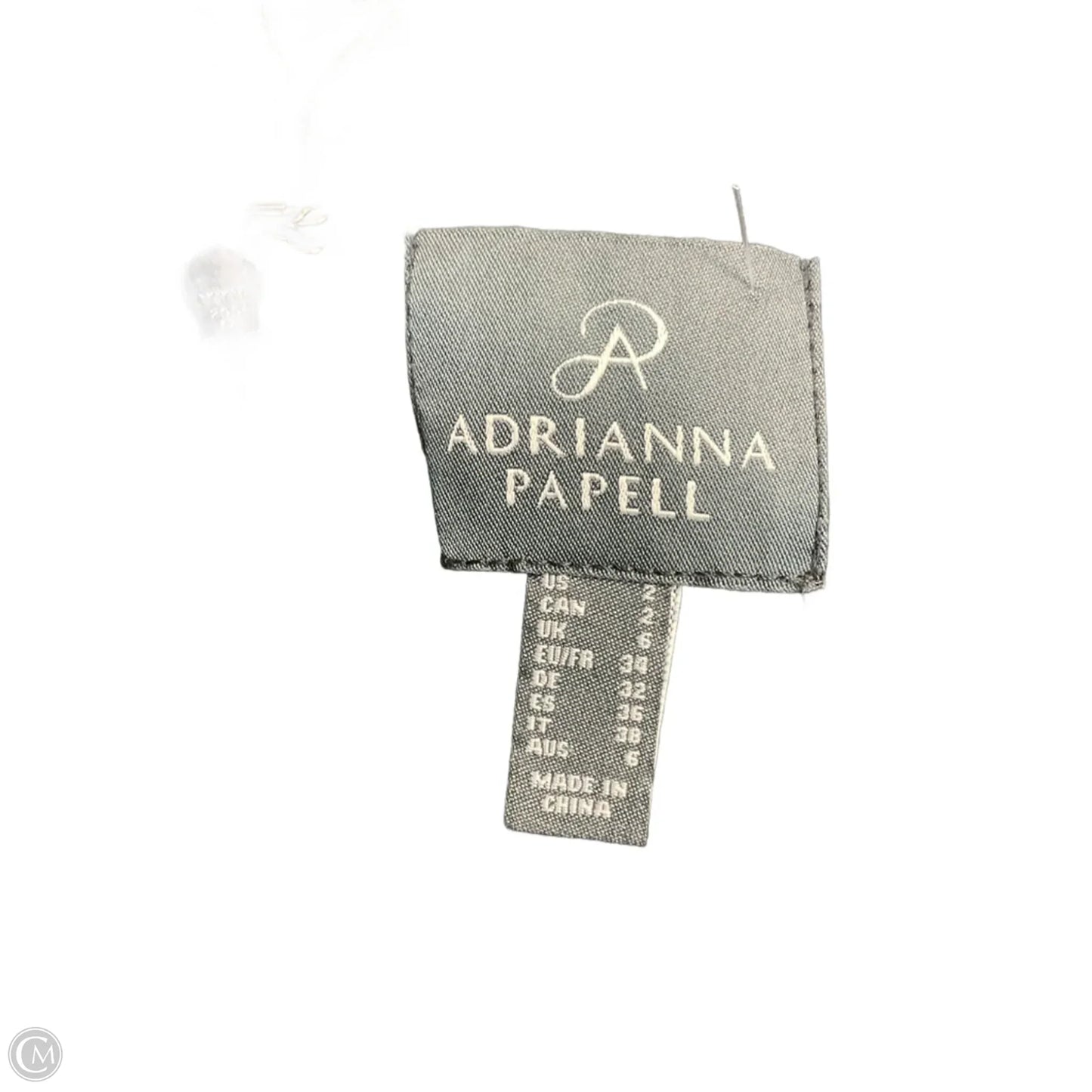 Dress Party Midi By Adrianna Papell In Black & Gold, Size: 2