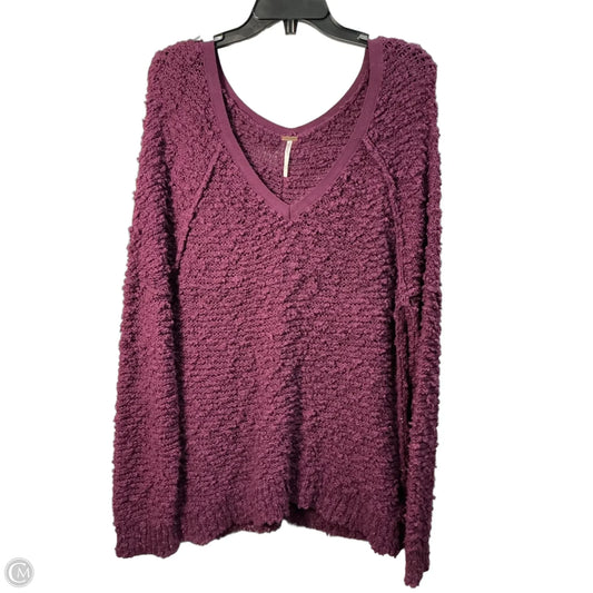 Sweater By Free People In Purple, Size: M