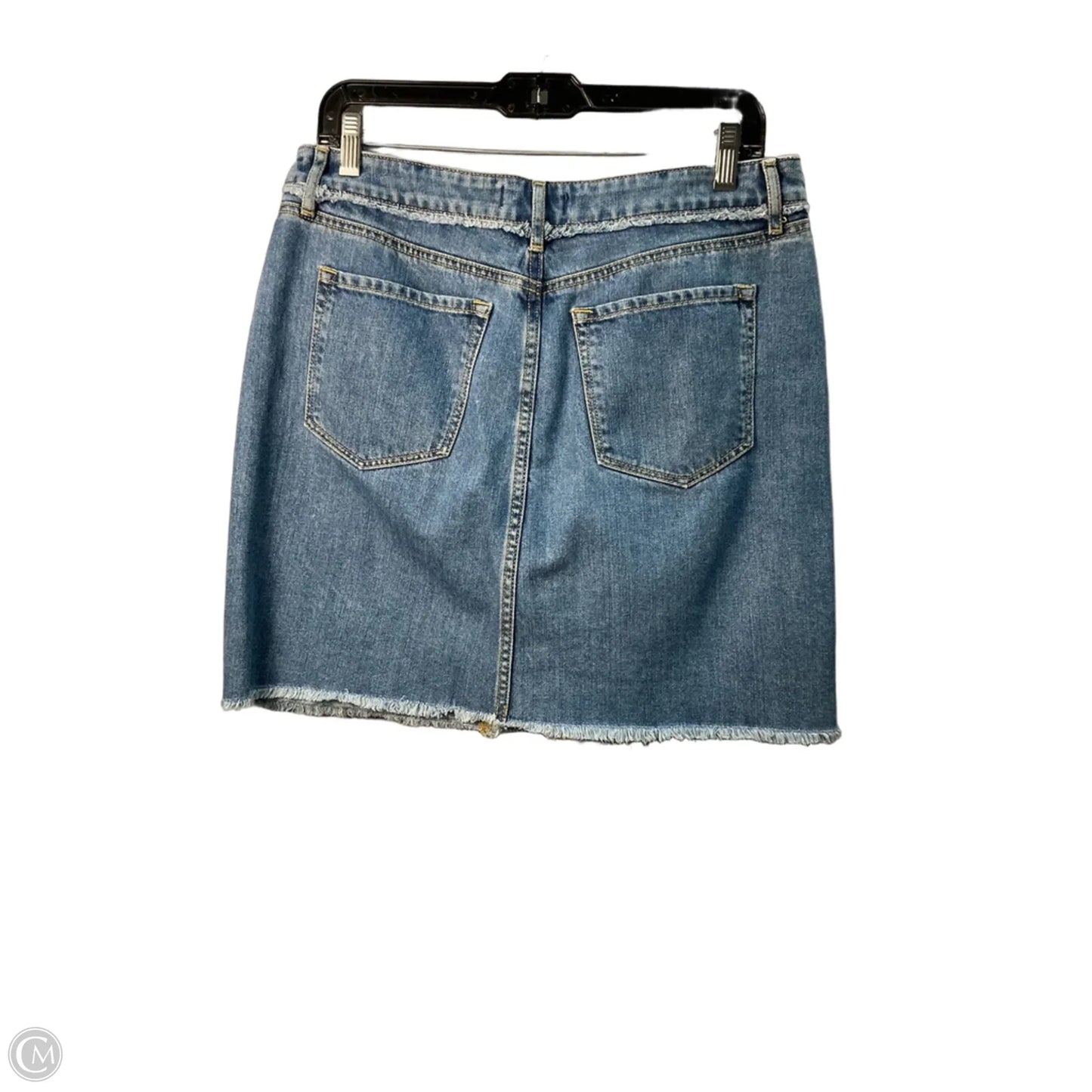 Skirt Mini & Short By Loft In Blue Denim, Size: 6