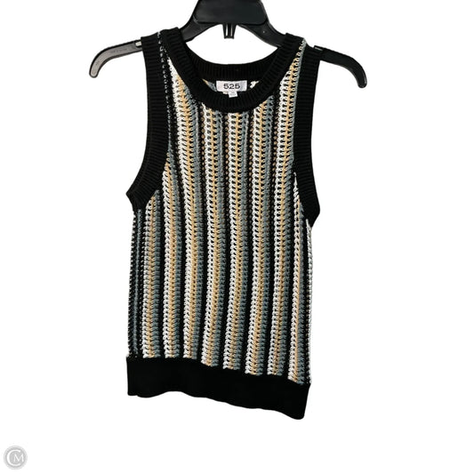 Top Sleeveless By 525 In Black & Blue, Size: Xs