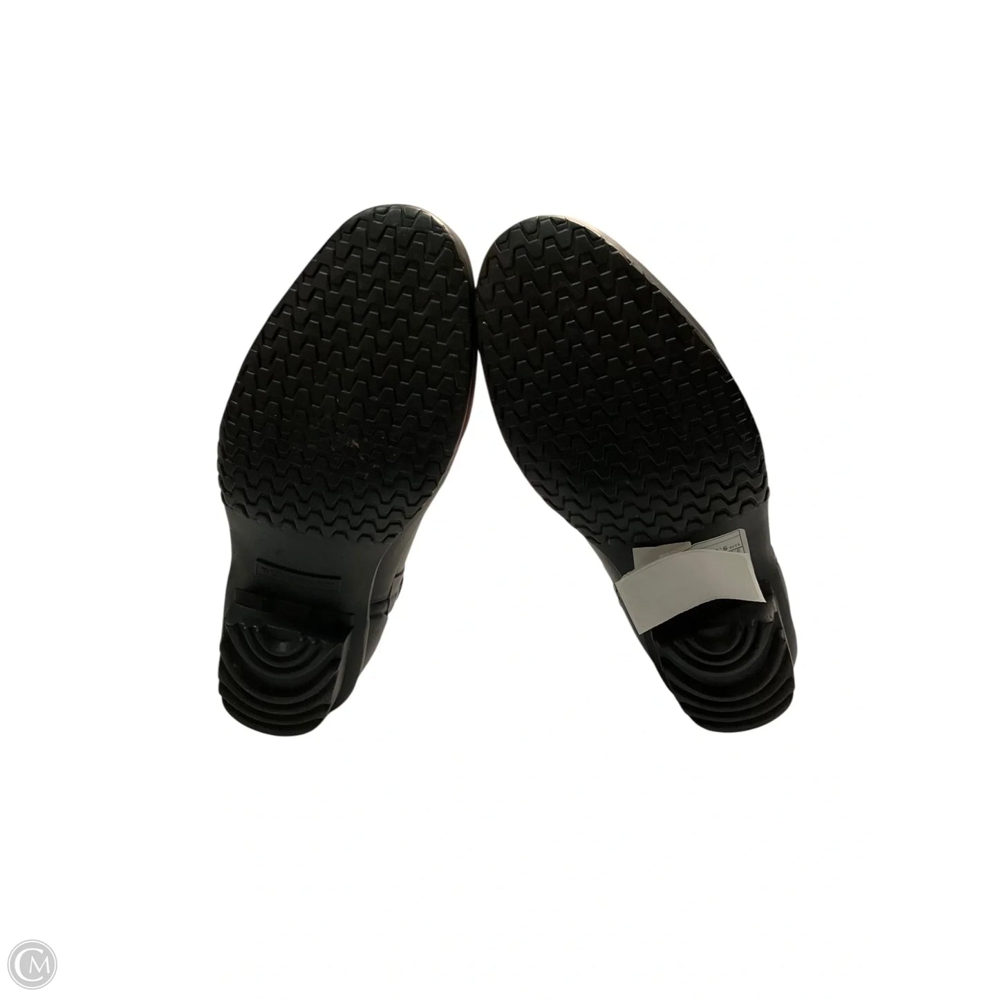 Boots Luxury Designer By Burberry In Black, Size: 9.5