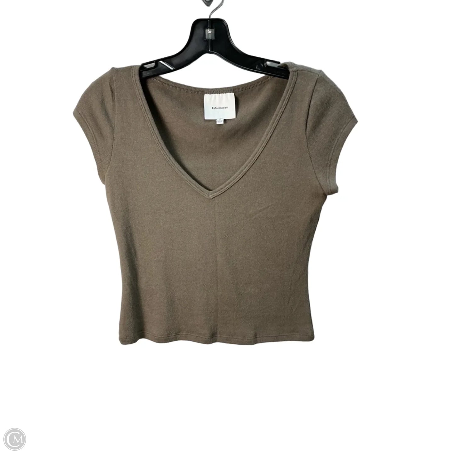 Top Sleeveless Basic By Reformation In Green, Size: S