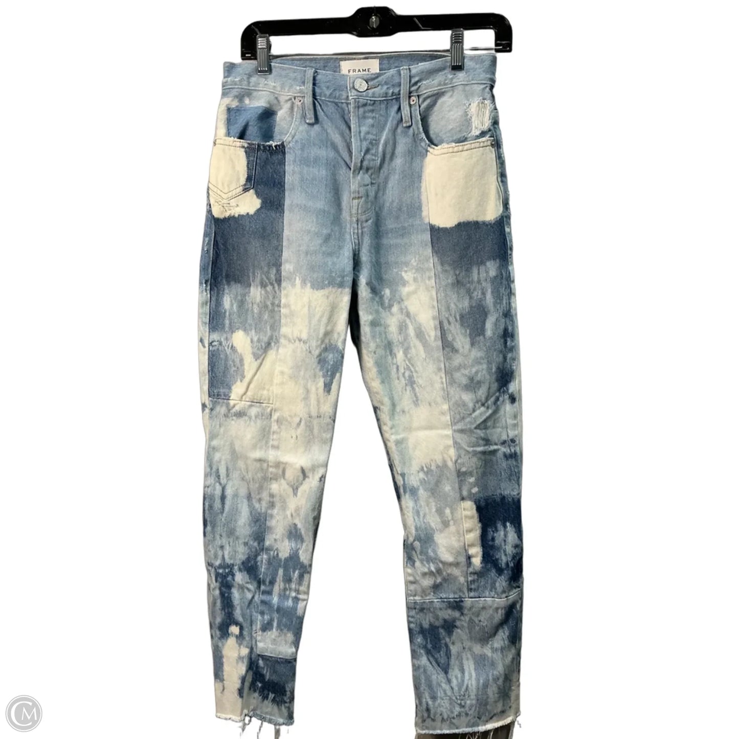 Jeans Straight By Frame In Blue, Size: 2
