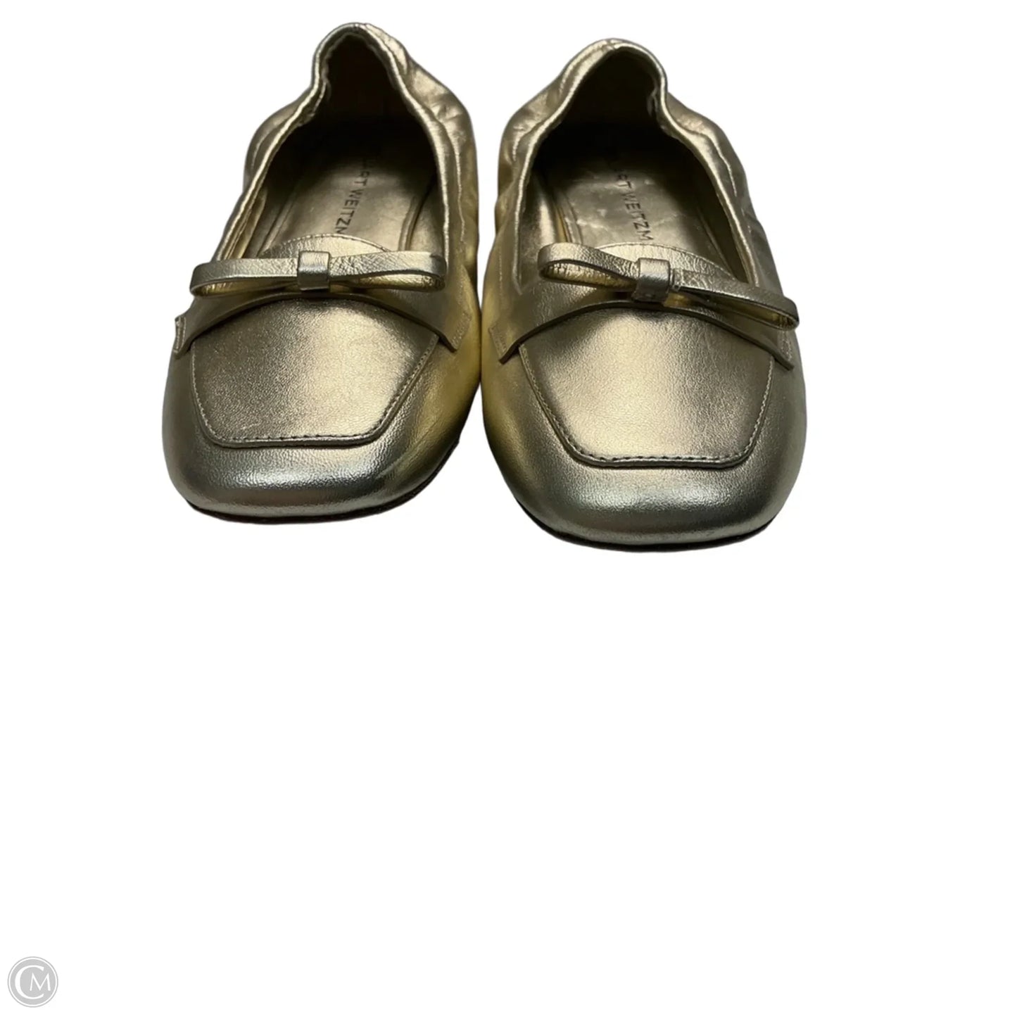 Shoes Designer By Stuart Weitzman In Gold, Size: 8