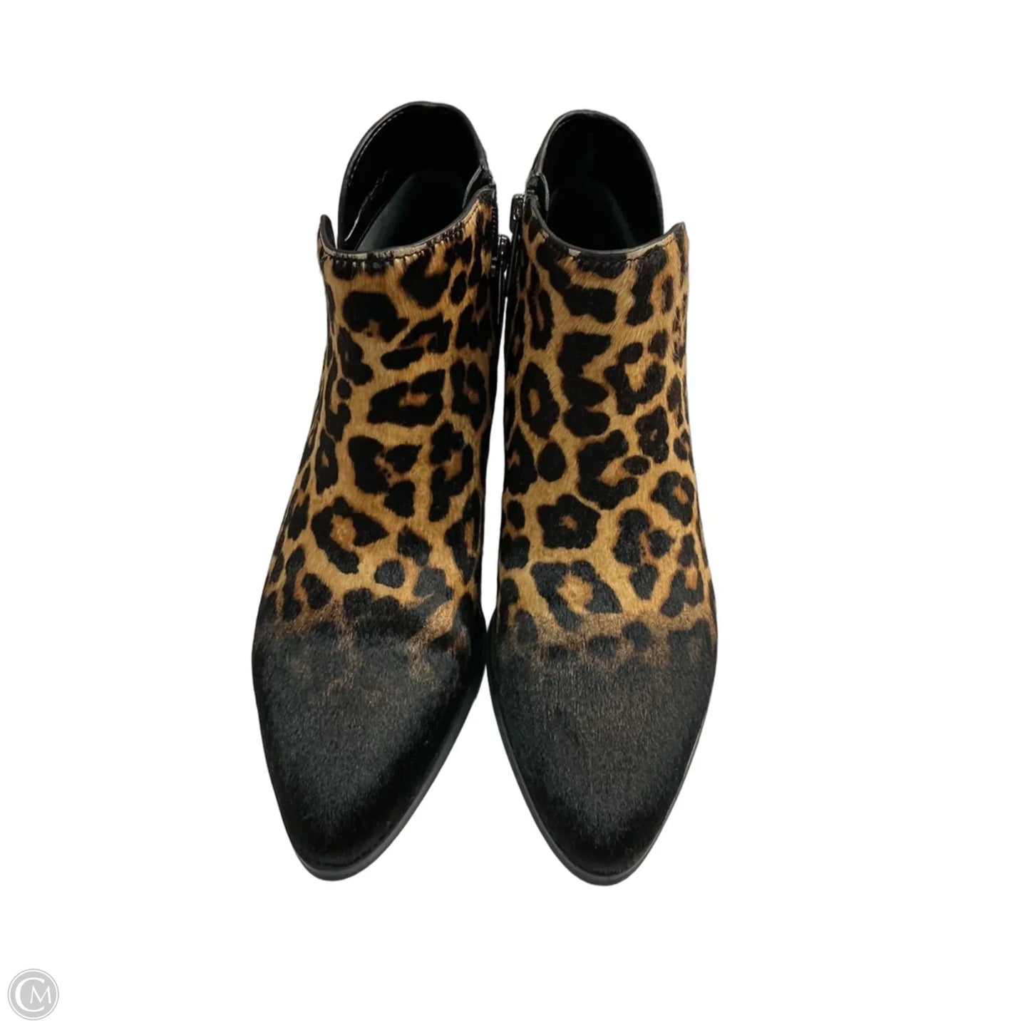 Boots Ankle Heels By Franco Sarto In Animal Print, Size: 6