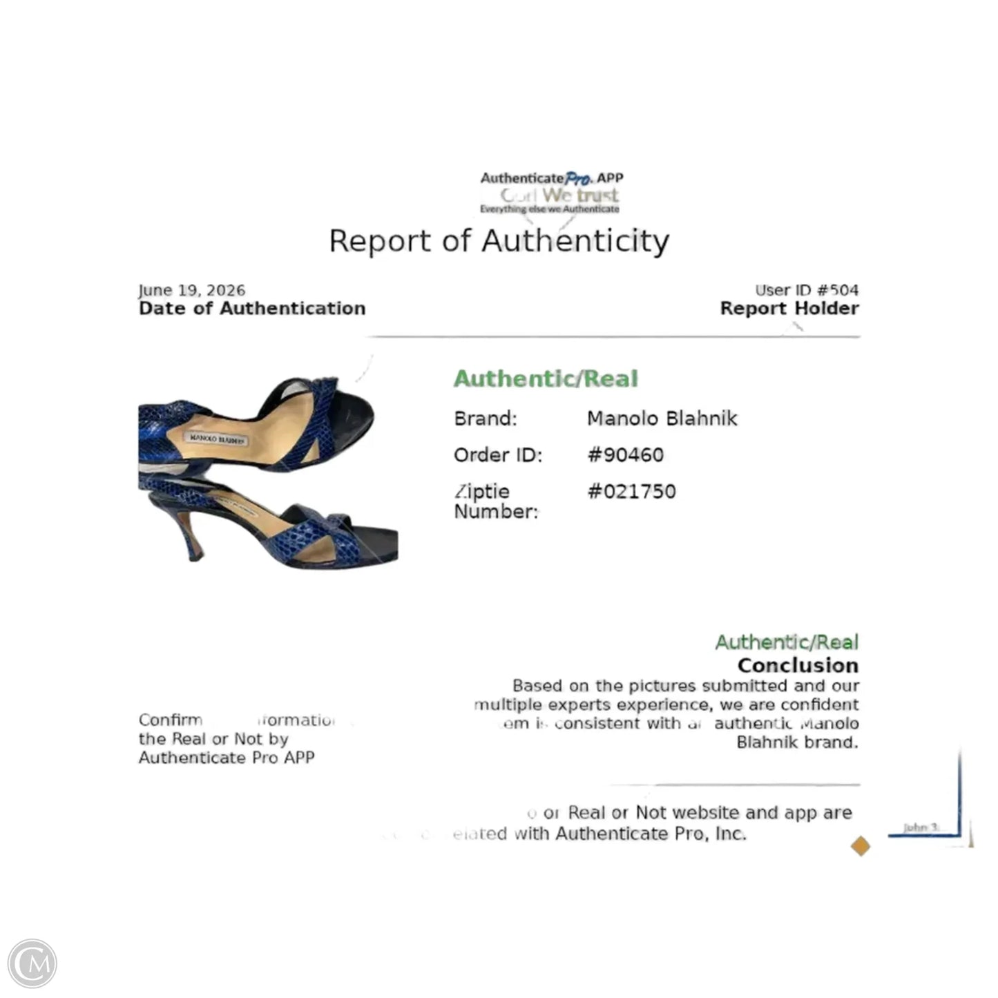 Sandals Luxury Designer By Manolo Blahnik In Blue, Size: 10