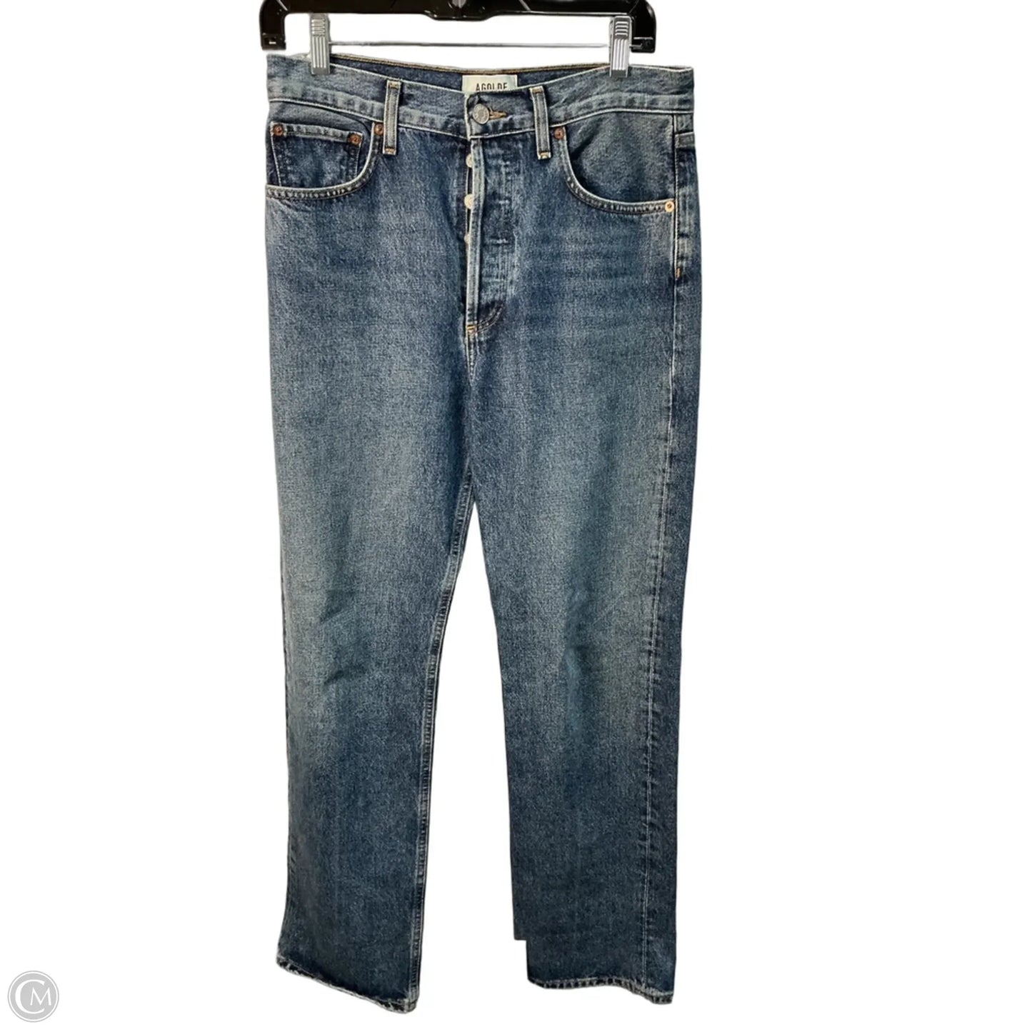 Jeans Straight By Agolde In Blue, Size: 2