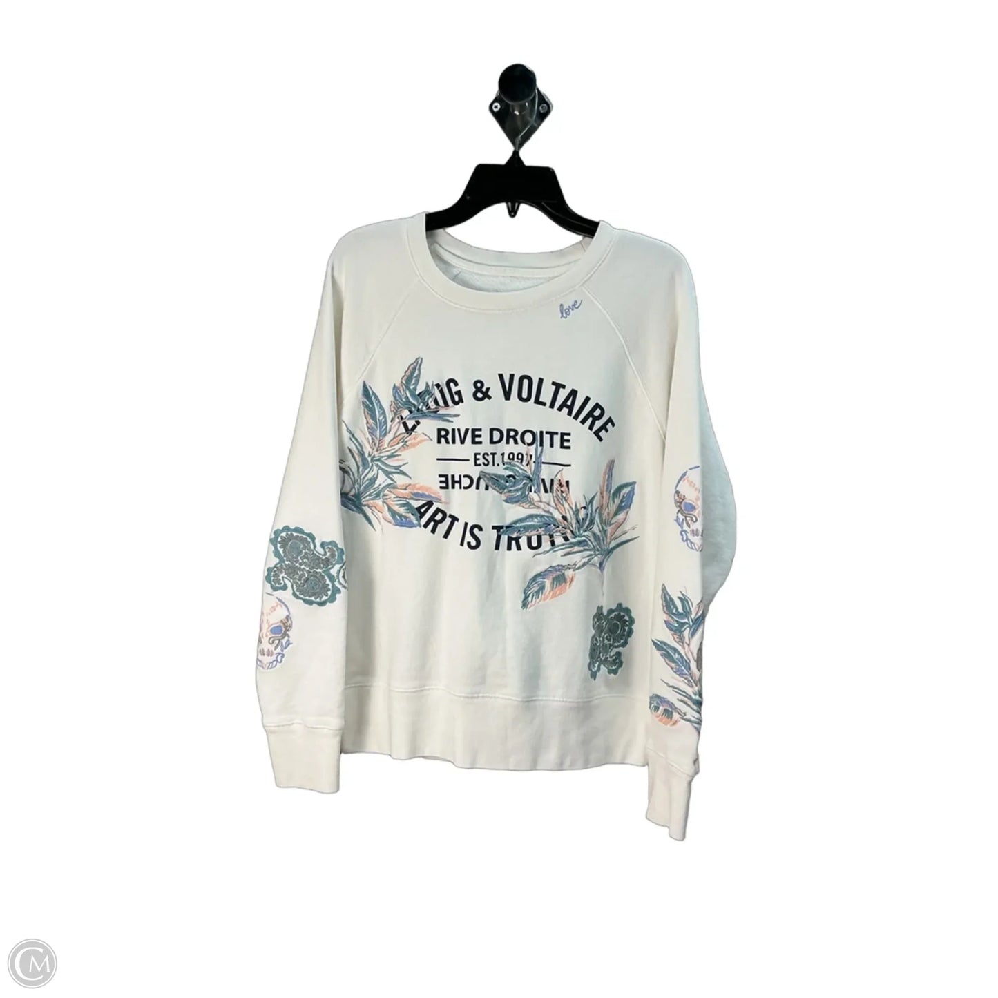 Sweatshirt Crewneck By Zadig And Voltaire In White, Size: M