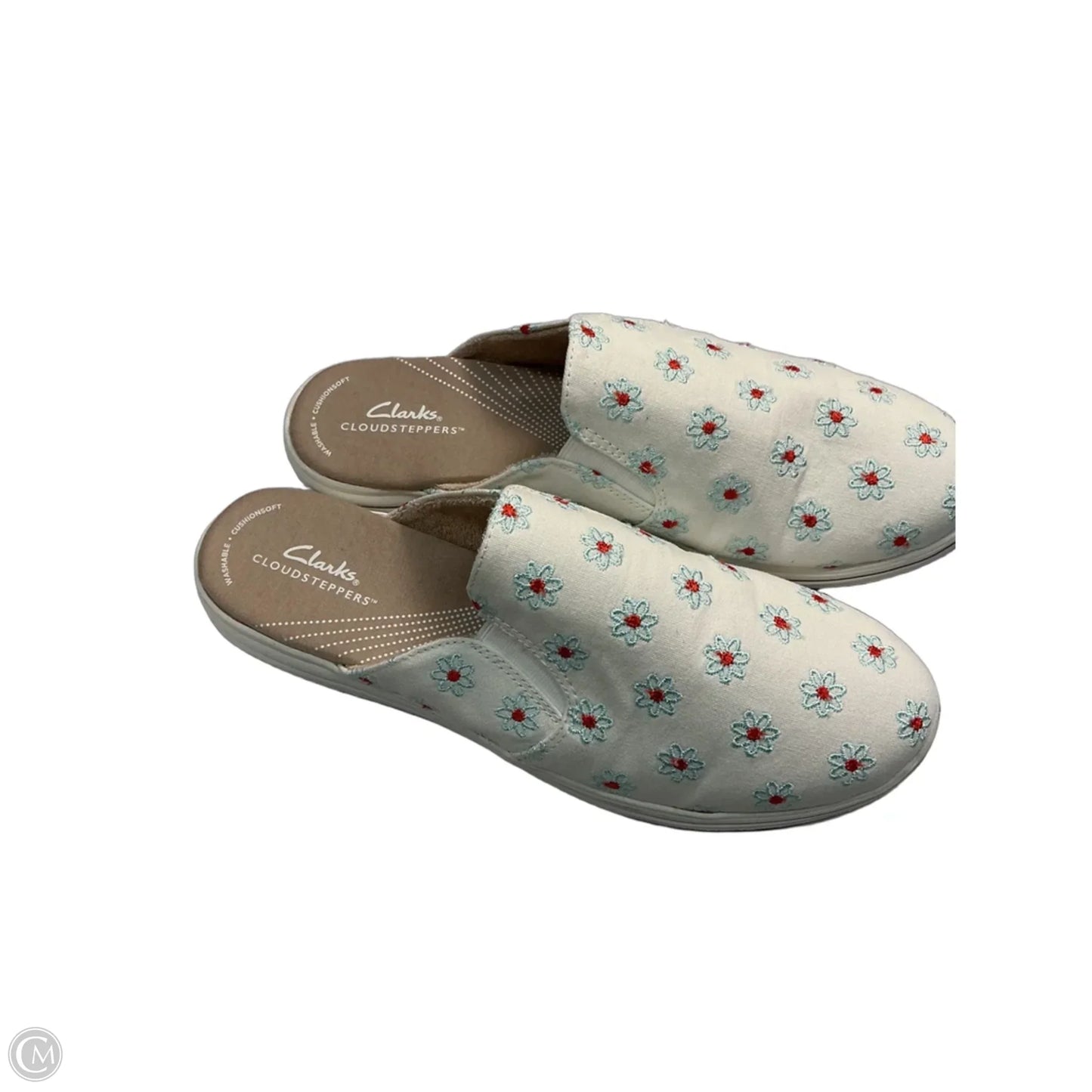 Shoes Flats By Clarks In White, Size: 11