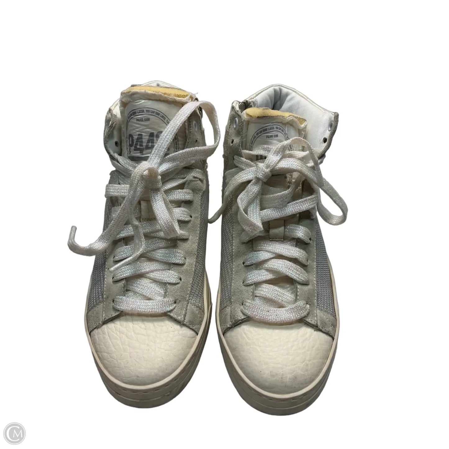 Shoes Sneakers By P448 In Cream, Size: 10