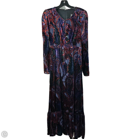 Dress Casual Maxi By Anthropologie In Blue, Size: S