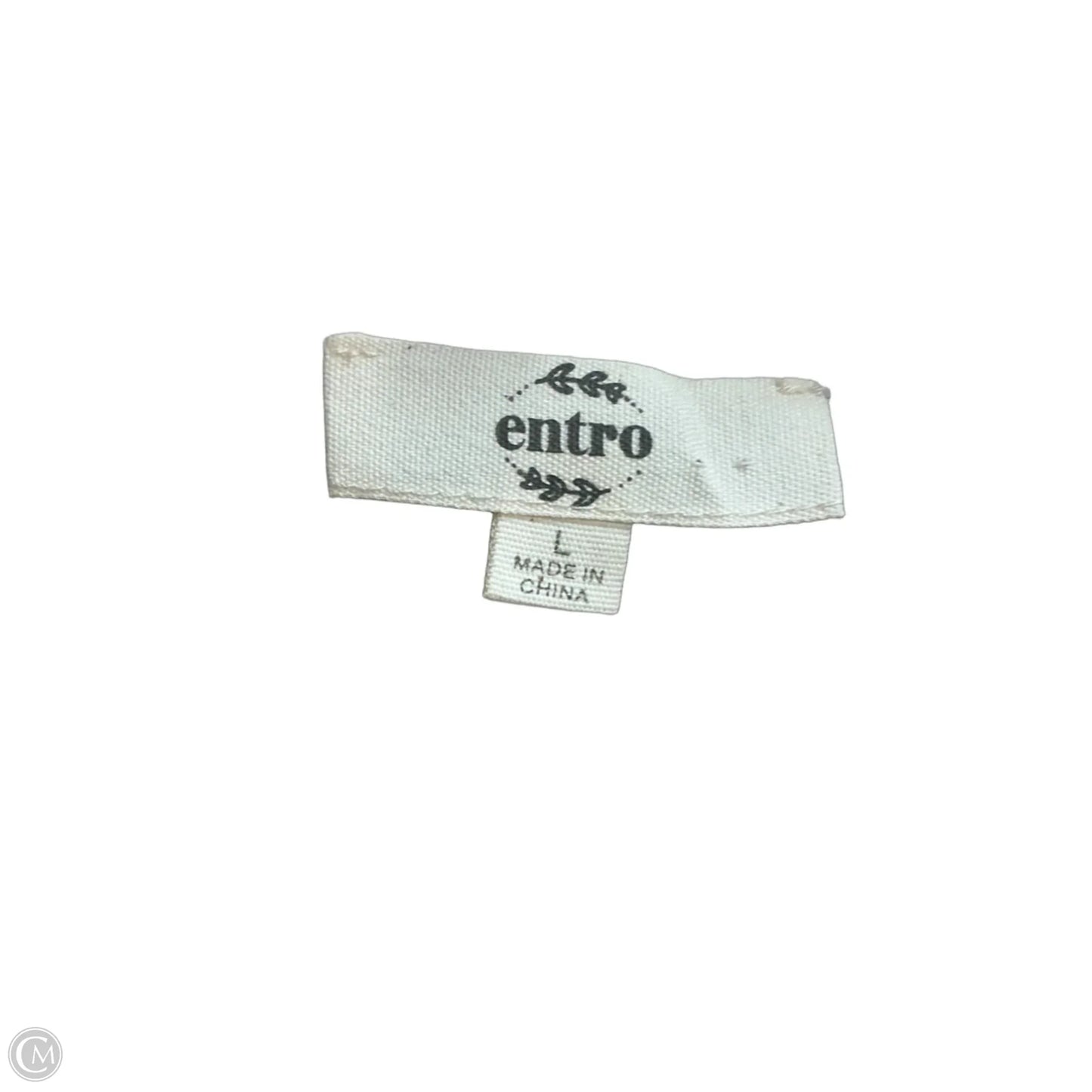 Jacket Puffer & Quilted By Entro In Cream, Size: L