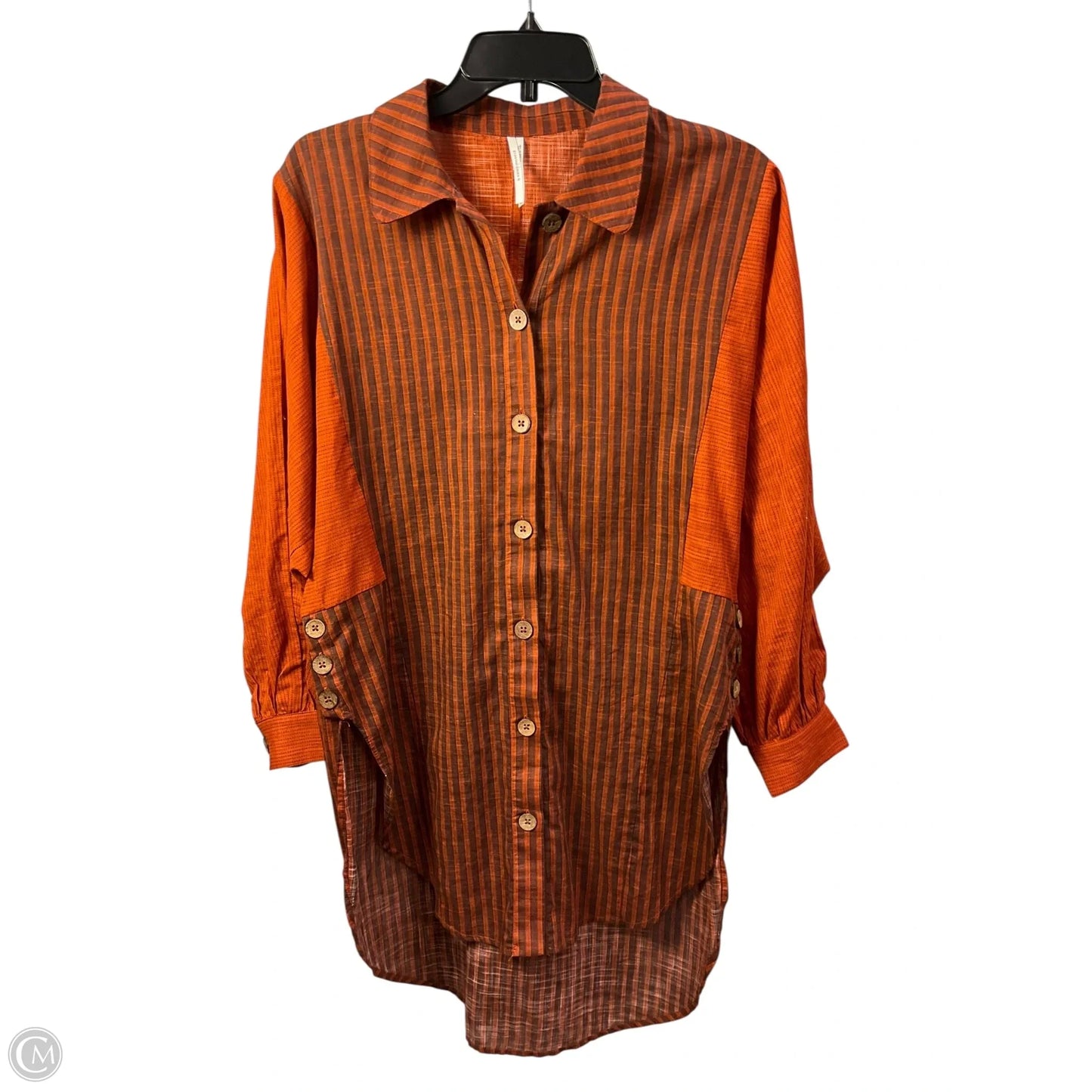 Tunic Long Sleeve By Anthropologie In Red, Size: Xxs