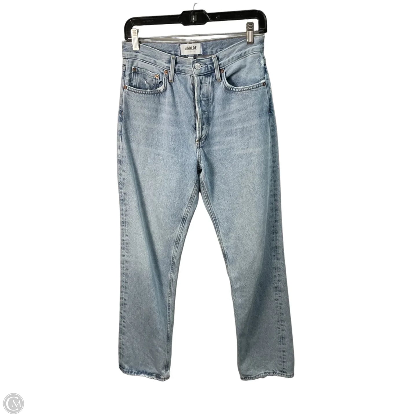 Jeans Straight By Agolde In Blue, Size: 2