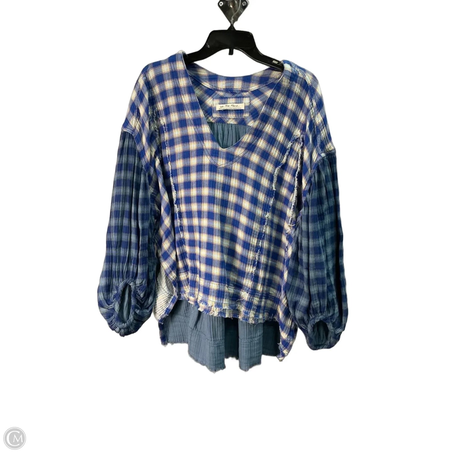 Top Long Sleeve By We The Free In Blue, Size: Xs