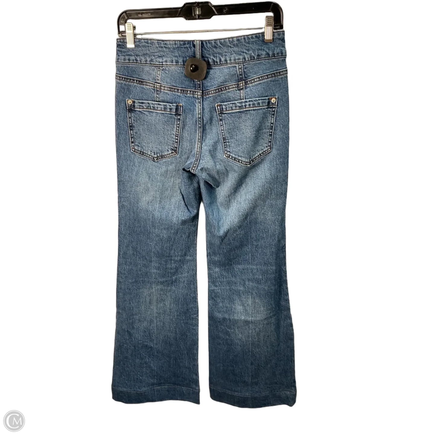 Jeans Flared By Pilcro In Blue Denim, Size: 2