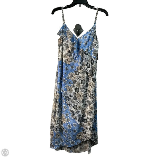 Dress Casual Maxi By Guess In Blue, Size: 8