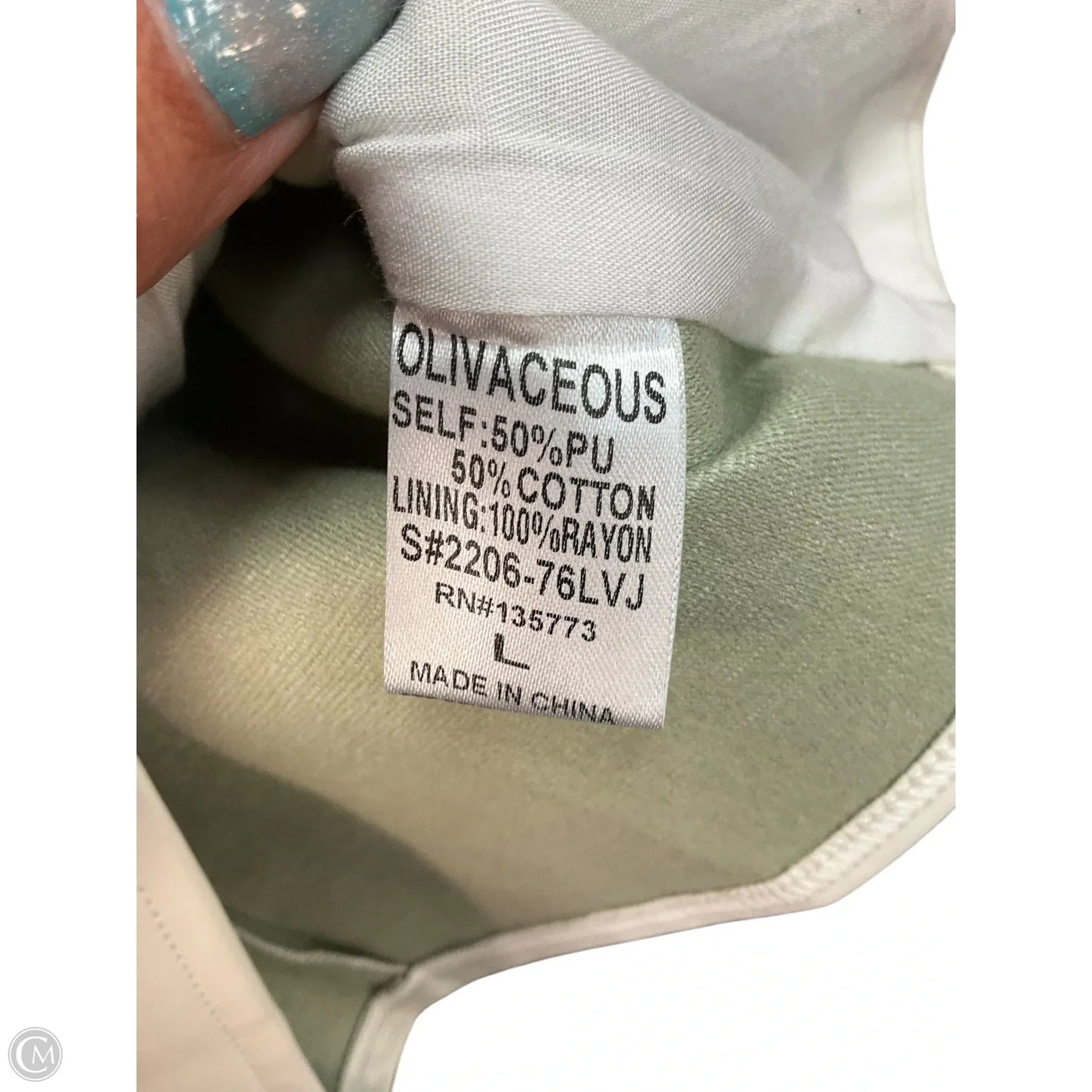 Vest Other By Olivaceous In White, Size: L