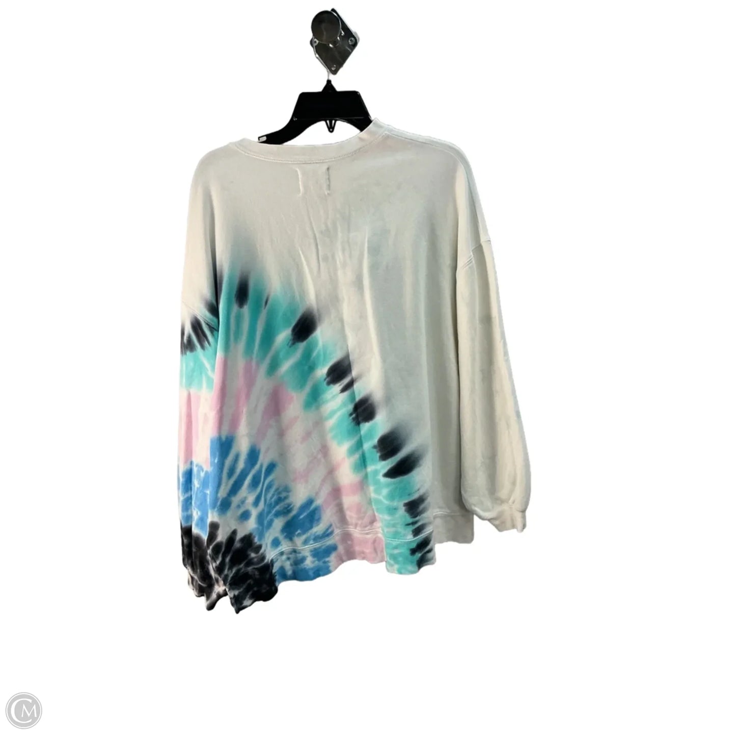 Top Long Sleeve By Electric & Rose In Tie Dye Print, Size: S