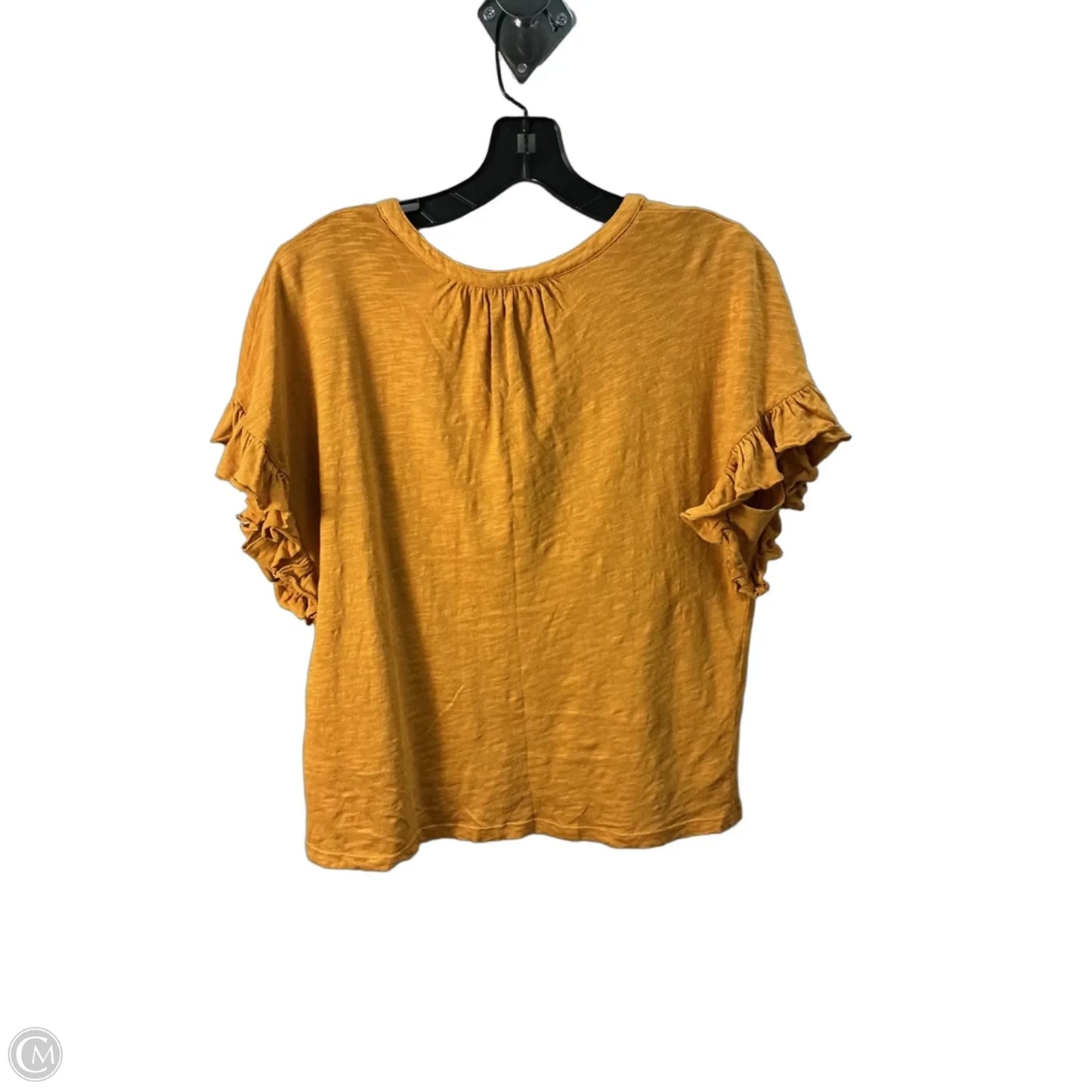 Top Short Sleeve By Pilcro In Yellow, Size: Xs