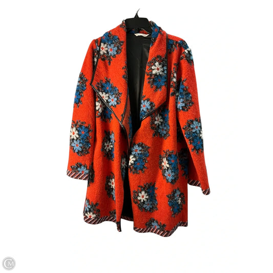 Jacket Faux Fur & Sherpa By Soft Surroundings In Red, Size: M