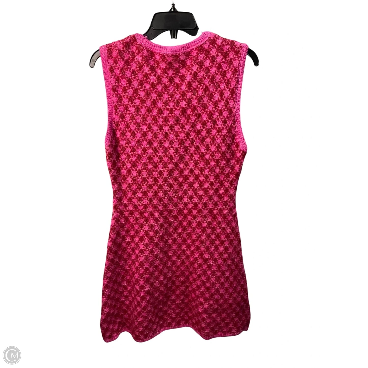 Dress Sweater By Zara In Pink, Size: L
