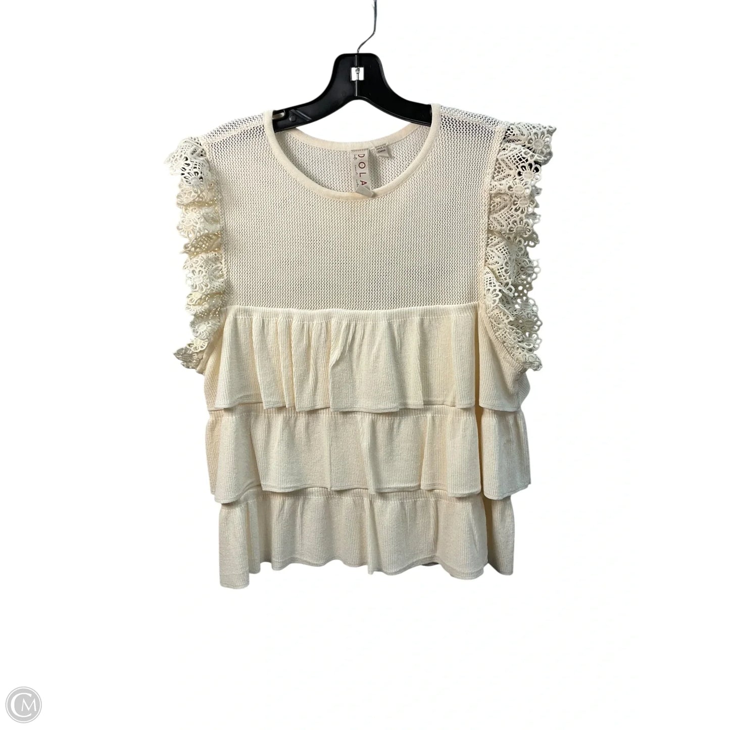 Top Sleeveless By Dolan Left Coast In Cream, Size: Xl