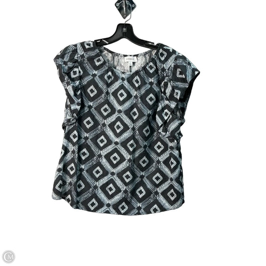 Top Sleeveless By Evereve In Blue, Size: L