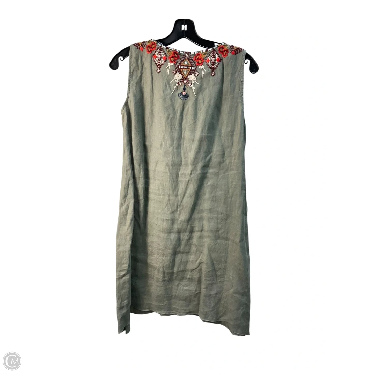 Dress Casual Midi By Johnny Was In Green, Size: Xs