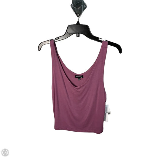 Top Sleeveless Basic By Originality In Purple, Size: M