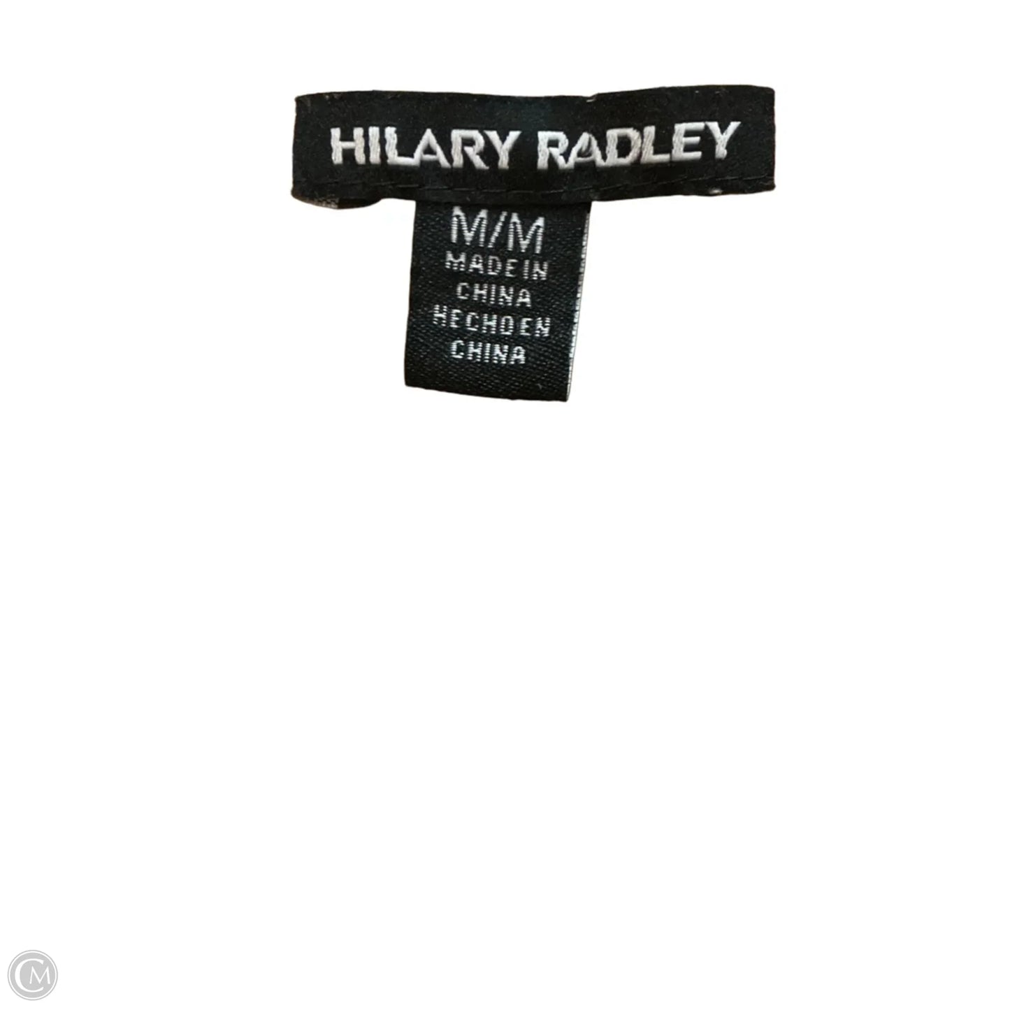 Top Short Sleeve By Hilary Radley In Yellow, Size: M
