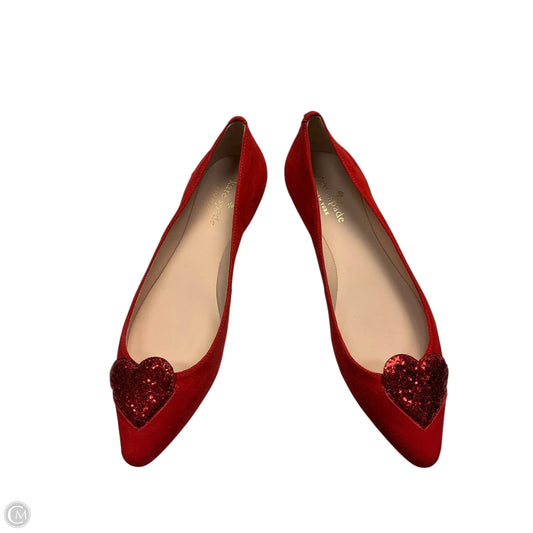 Shoes Designer By Kate Spade In Red, Size: 6.5