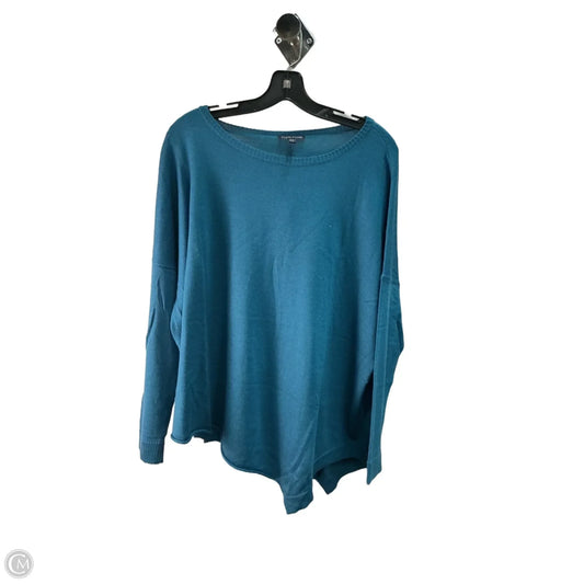 Top Long Sleeve By Eileen Fisher In Blue, Size: S