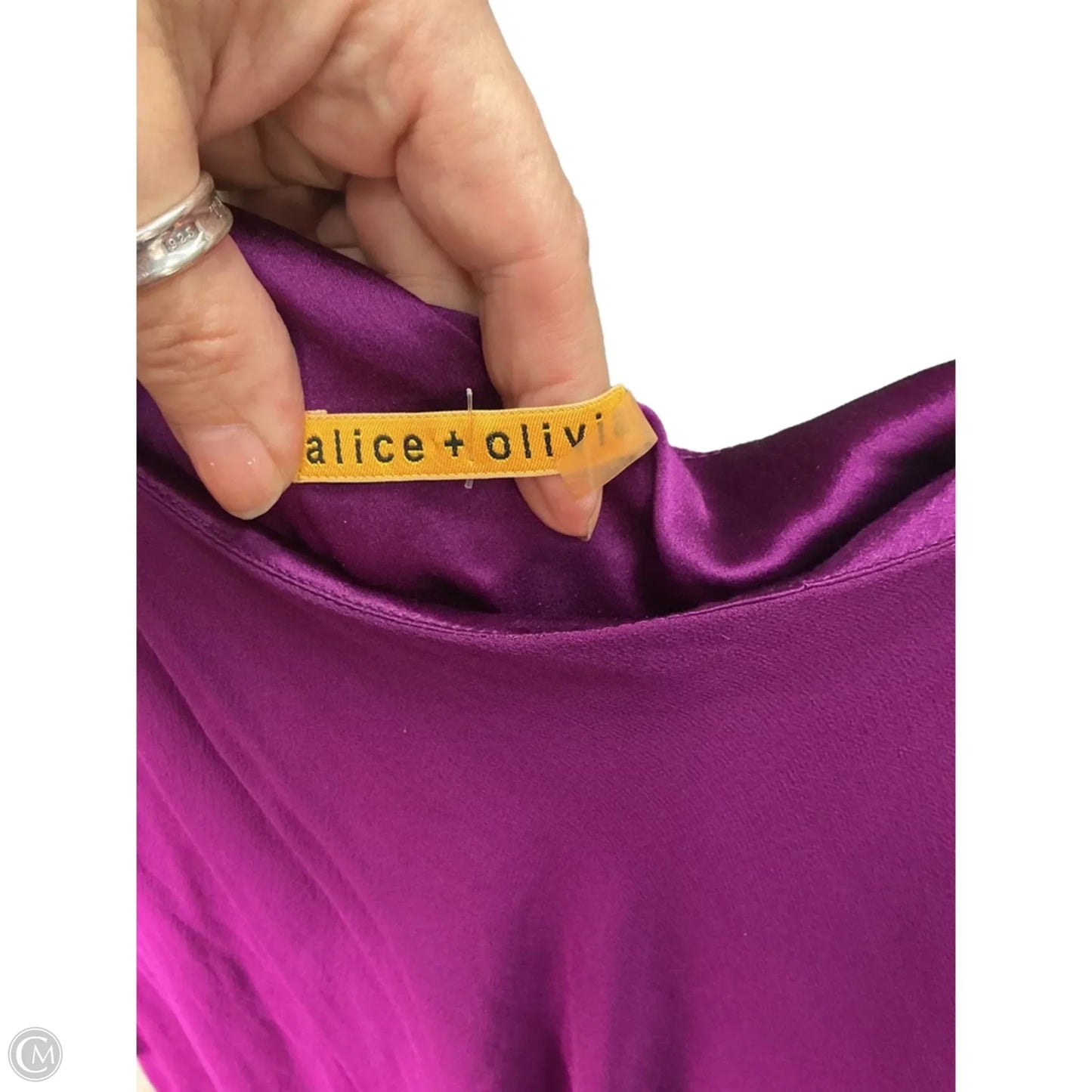 Dress Designer By Alice + Olivia In Purple, Size: S