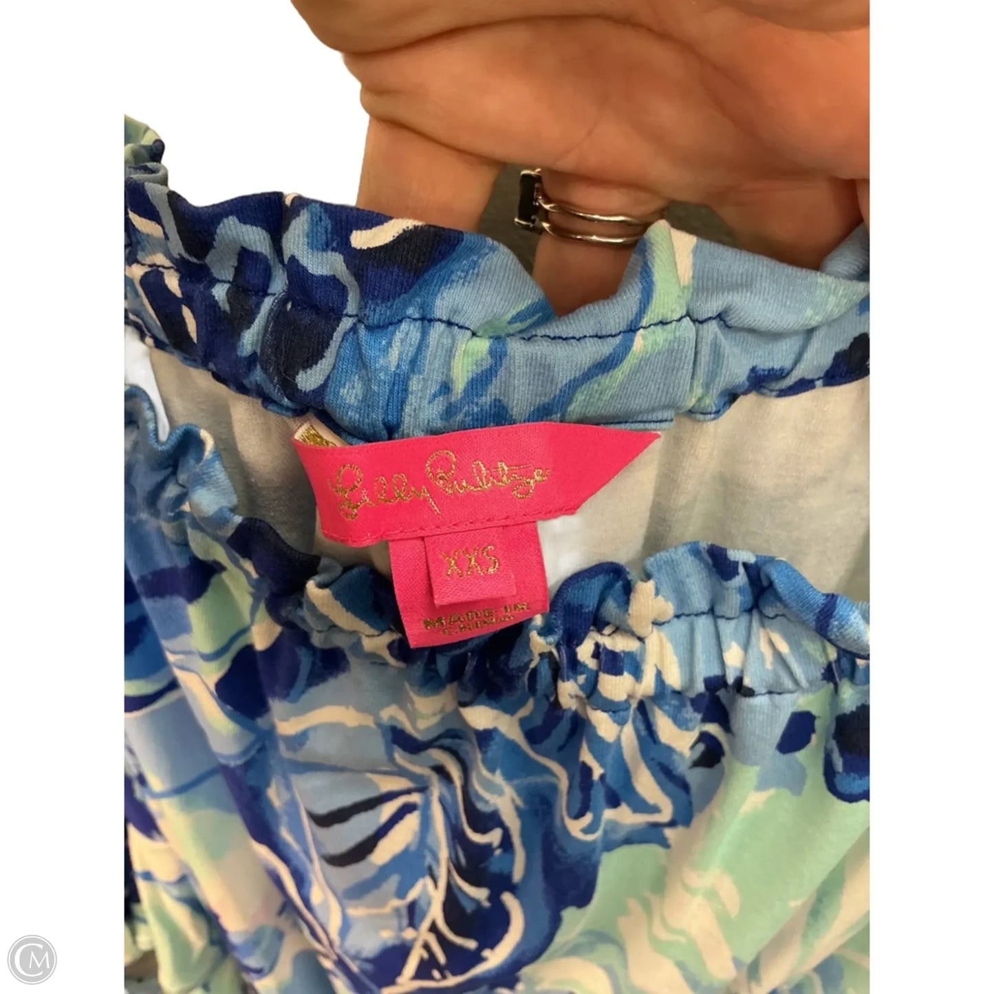 Romper Designer By Lilly Pulitzer In Blue, Size: Xs