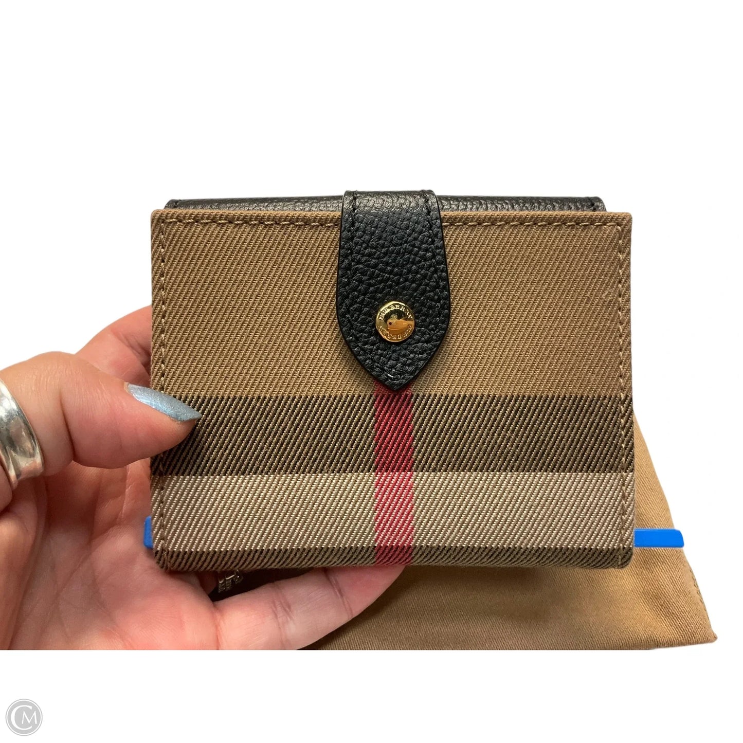 Wallet Luxury Designer By Burberry, Size: Small
