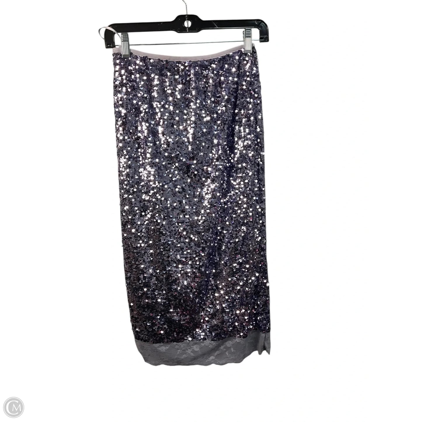 Skirt Midi By Anthropologie In Purple, Size: Xs